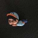 Figurine Mini Kiki Bully allongé bleu