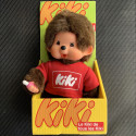 Peluche Kiki foot maillot rouge
